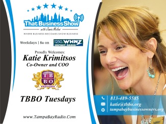 Katie Krimitsos with TBBO